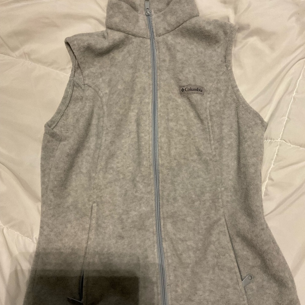 Columbia Gray Fleece Vest